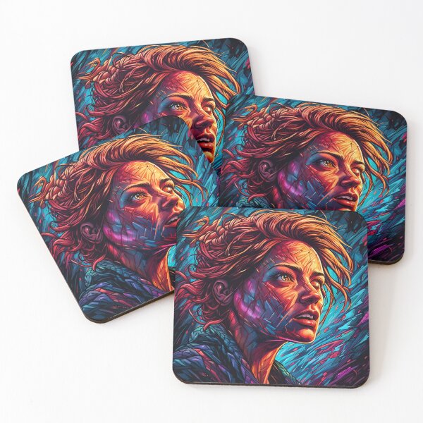 Item preview, Scarred woman escaping pain designed and sold by UninteligentArt.