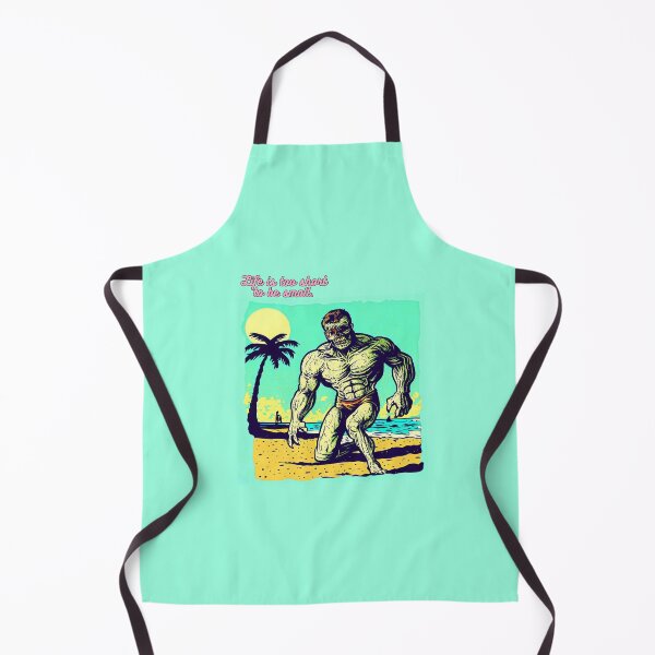 Item preview, Bodybuilder Zombie "Life is too short to be small." designed and sold by AtillaDesigns.