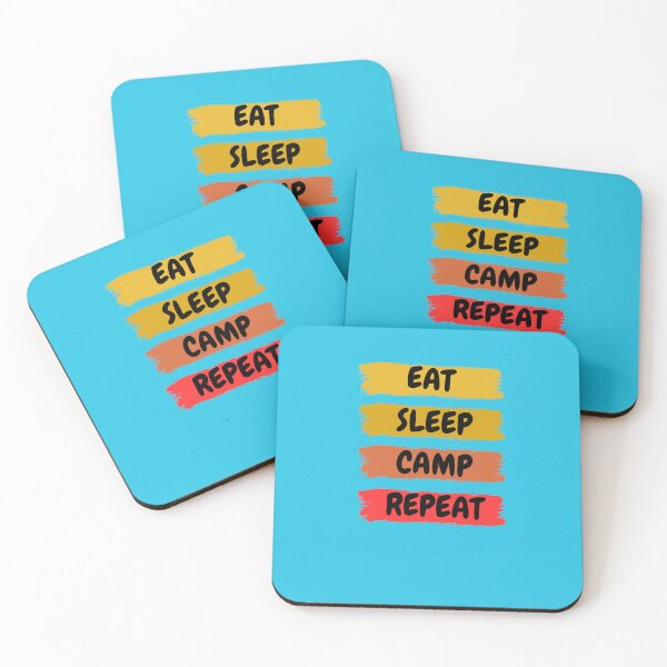 Item preview, Eat Sleep Camp Repeat designed and sold by netfires.