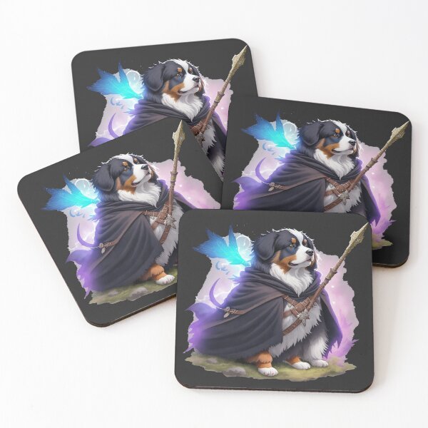 Item preview, Woodland scout Bernese Ranger, Fantasy cartoon dog designed and sold by DBPauwels.