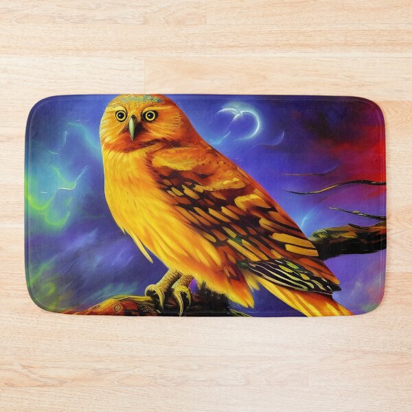 Item preview, Orange Night Owl, impasto, Ai Generated Art  designed and sold by ACC .