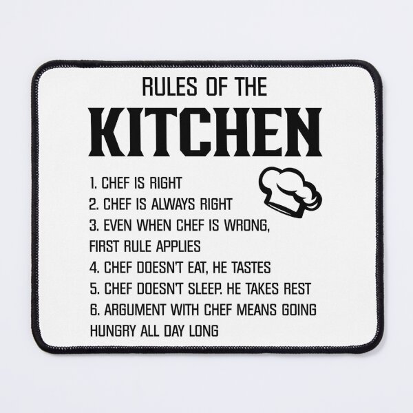 Item preview, Rules Of The Kitchen Funny Chef Gifts For Women Men, National Personal Chef Day Gifts For Kitchen Head Cook Staffs designed and sold by medroc.