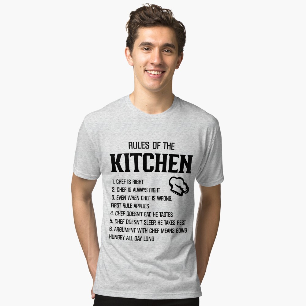Rules Of The Kitchen Funny Chef Gifts For Women Men, National