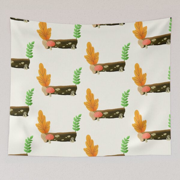 Item preview, Woods and flora cottagecore and hygge sticker by DozyJov designed and sold by DozyJov.