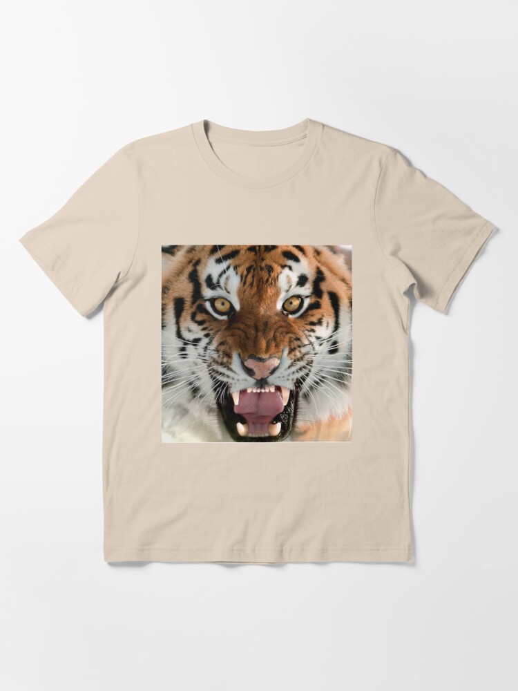 Tiger Fierce Face Glow' Men's T-Shirt