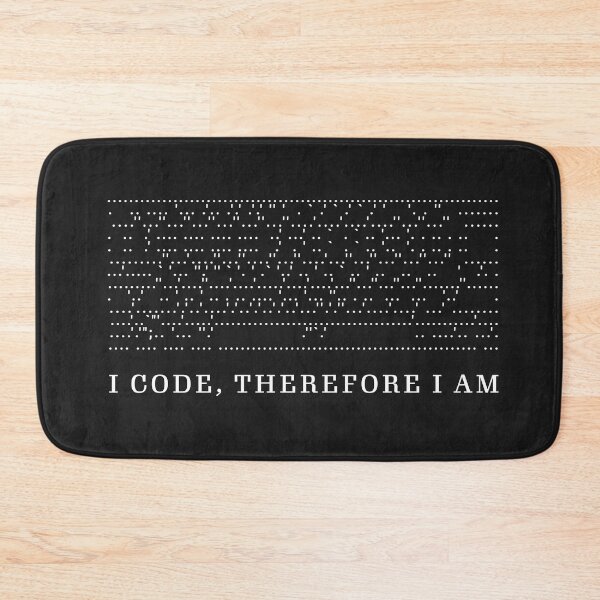 Item preview, I code, therefore I am designed and sold by Code  Monkeys.