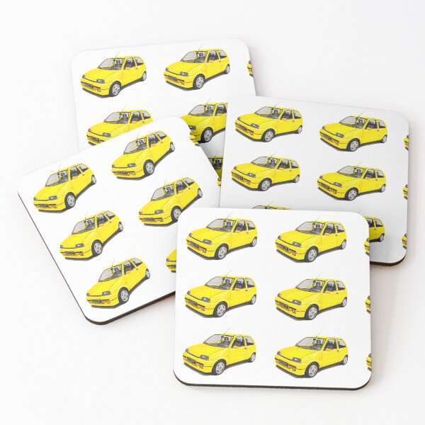 Item preview, Yellow Cinquecento designed and sold by SylwiaCarArt.