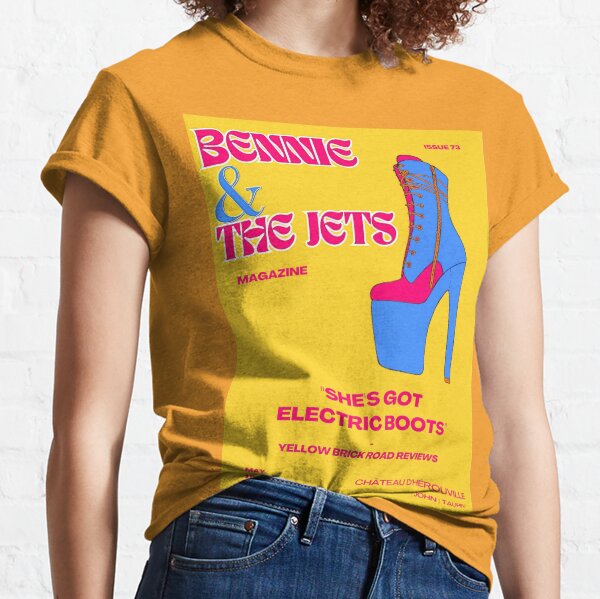 Bennie and the Jets Retro Style Clothing Catch Phrase T Shirt -   Israel