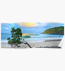 Tea Tree Sunset Surf Poster