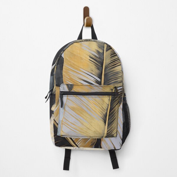 Item preview, Modern European ink and gold foil banana leaf 01 designed and sold by UnaWu533.