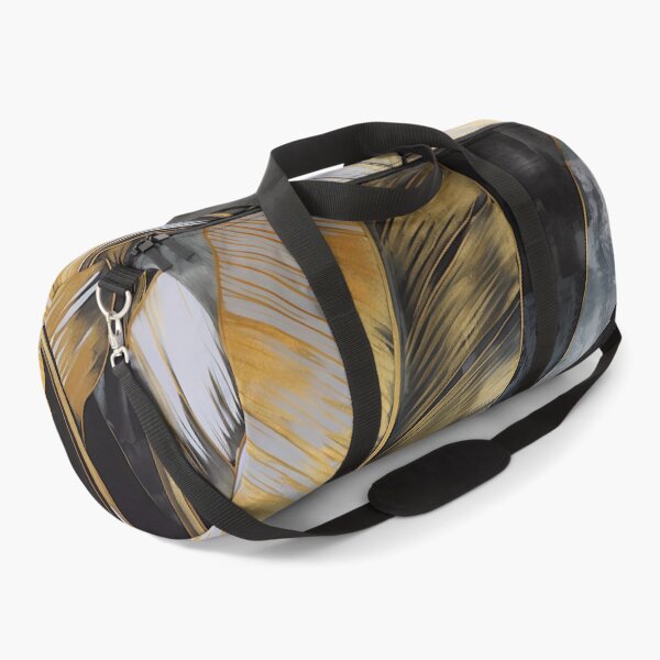 Item preview, Modern European ink and gold foil banana leaf 01 designed and sold by UnaWu533.