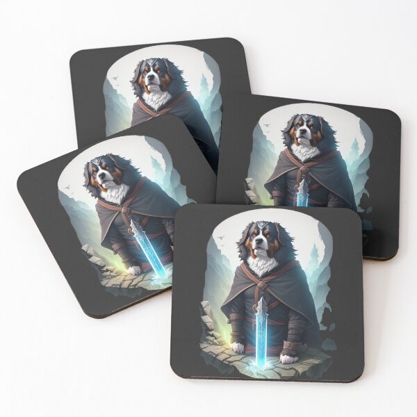 Item preview, Silver tongue Bernese Rogue, Fantasy cartoon dog designed and sold by DBPauwels.