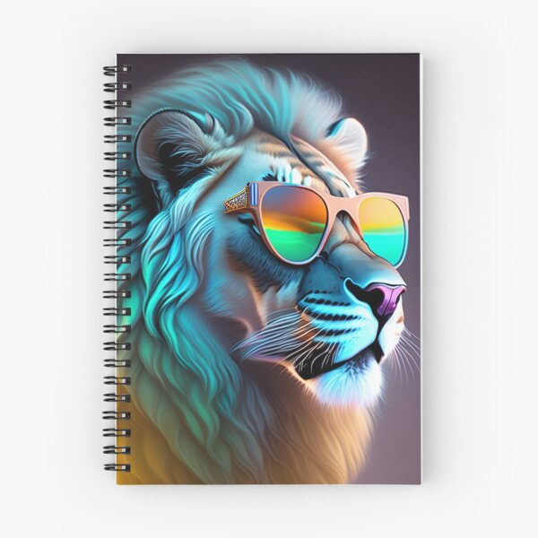 Item preview, Futuristic cool Lion Wearing Sunglasses designed and sold by Magical-bear.