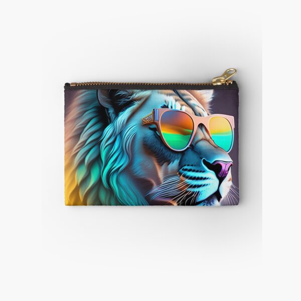 Item preview, Futuristic cool Lion Wearing Sunglasses designed and sold by Magical-bear.