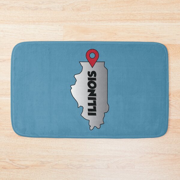 Item preview, Illinois state map location designed and sold by Donutlovers.