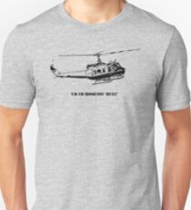 Huey Helicopter Graphic Unisex T-Shirt
