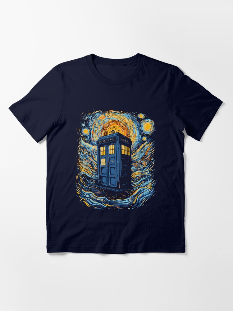 Thumbnail 3 of 7, Essential T-Shirt, Starry blue box designed and sold by fredlevy-hadida.