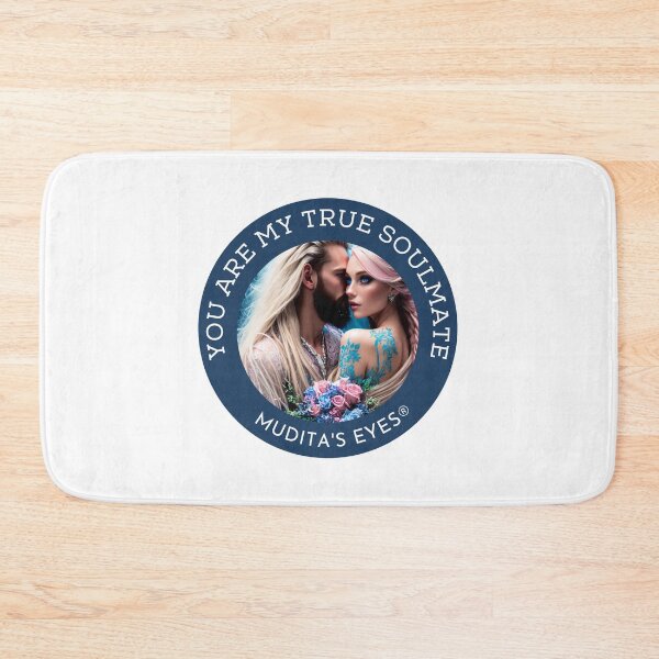Item preview, Elegant " You are my true soulmate" Divine Romance Soulmates Couple Sticker designed and sold by MuditasEyes.