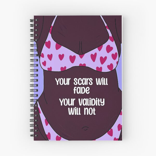 Item preview, Mental health body illustration (your scars will fade, your validity will not) designed and sold by grywls.