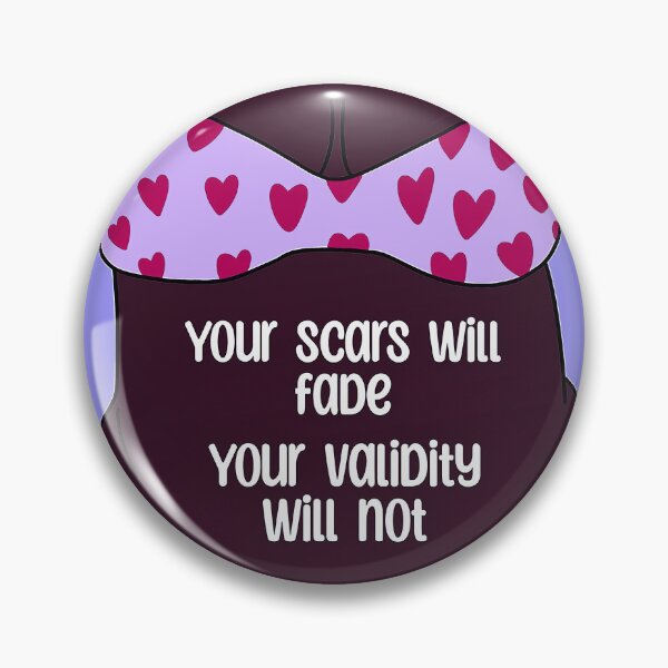 Item preview, Mental health body illustration (your scars will fade, your validity will not) designed and sold by grywls.
