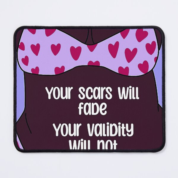 Item preview, Mental health body illustration (your scars will fade, your validity will not) designed and sold by grywls.