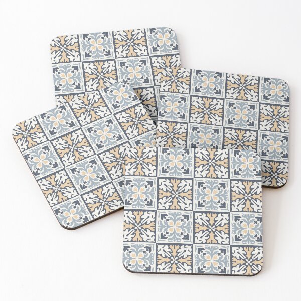 Item preview, Gray Portuguese Ceramic Tiles designed and sold by PeachyLitchi.