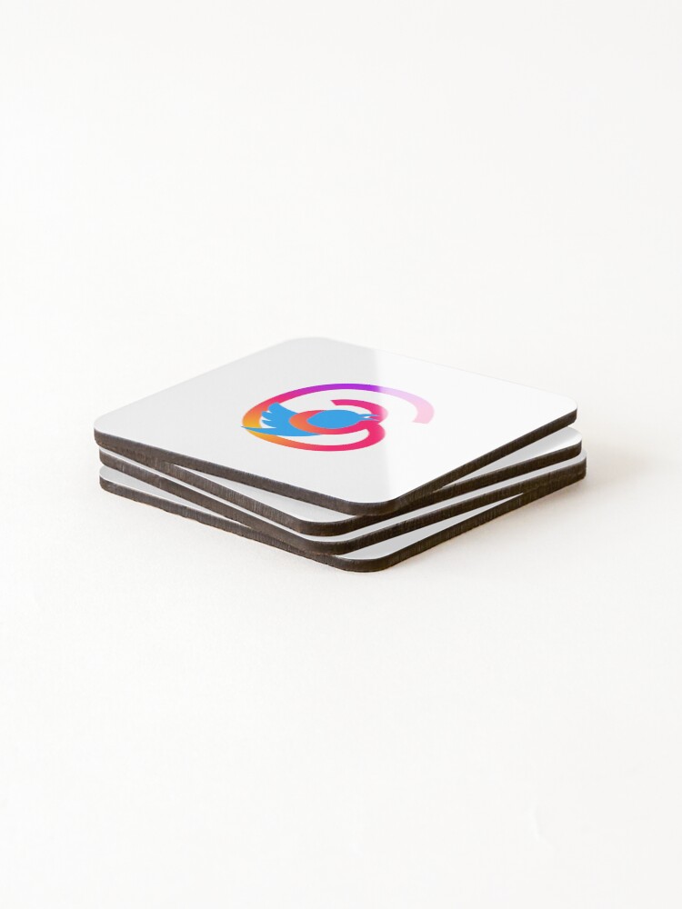 Thumbnail 4 of 5, Coasters (Set of 4), Threads App vs. Twitter designed and sold by Geckoco.