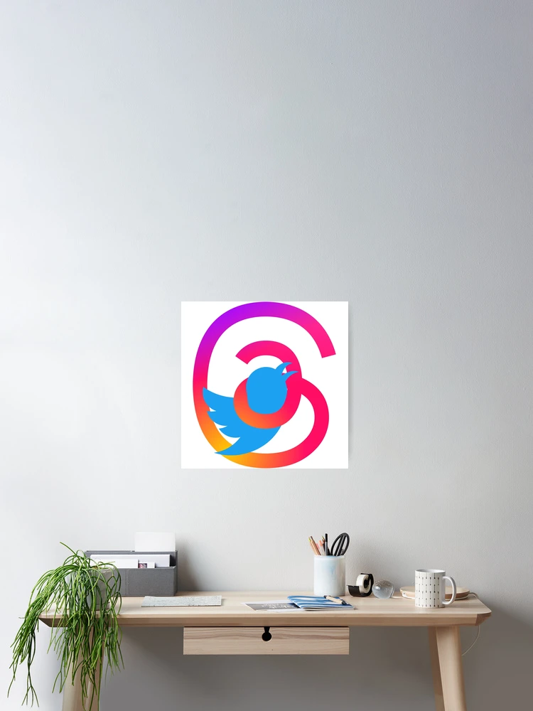 Thumbnail 2 of 3, Poster, Threads App vs. Twitter designed and sold by Geckoco.