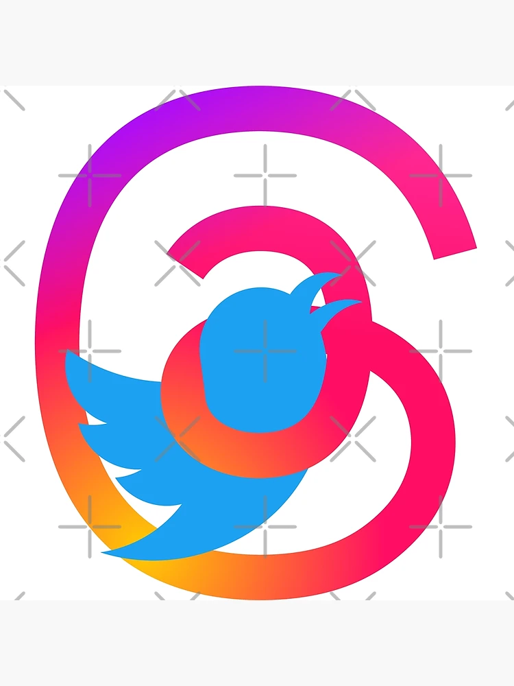 Thumbnail 3 of 3, Poster, Threads App vs. Twitter designed and sold by Geckoco.