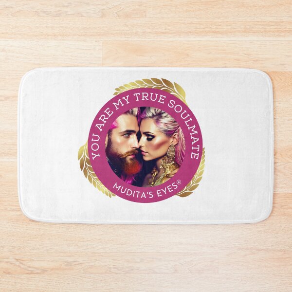Item preview, Luxury " You are my true soulmate" Divine Romance Soulmates Couple Sticker designed and sold by MuditasEyes.
