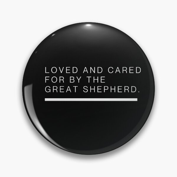 Item preview,  black t-shirt loved and cared for by the great shapherd  designed and sold by BlessingsGirls.