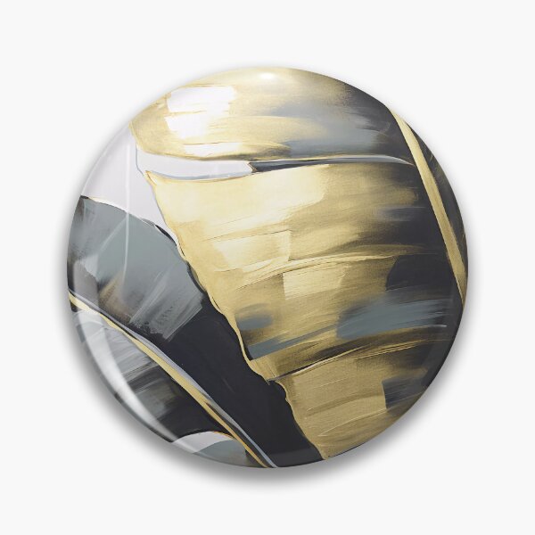 Item preview, Modern European ink and gold foil banana leaf 10 designed and sold by UnaWu533.