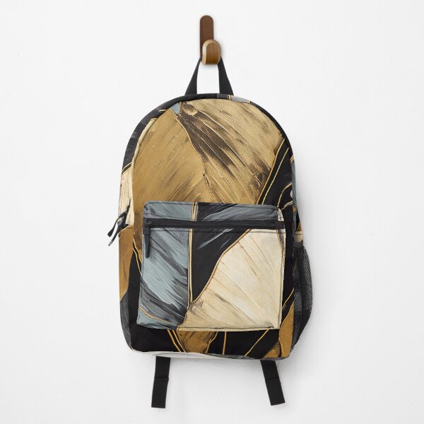 Item preview, Modern European ink and gold foil banana leaf 11 designed and sold by UnaWu533.