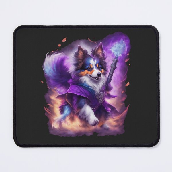 Item preview, Pact-bound Shetland Warlock, Fantasy cartoon dog designed and sold by DBPauwels.