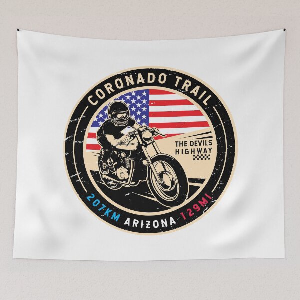 Item preview, Coronado Trail | Arizona | Motorcycle designed and sold by KrisSidDesigns.