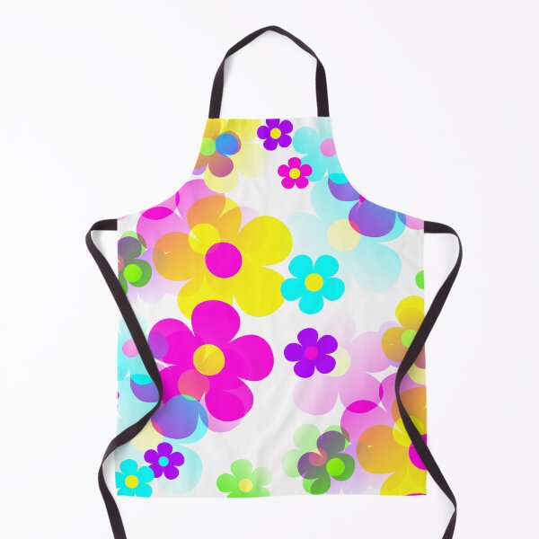 Item preview, 60's Retro Mod Small Flowers Multicolor Pop Art designed and sold by MellowCat.