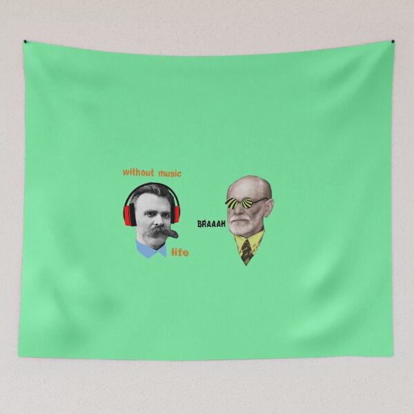Item preview, sigmund freud and Friedrich Nietzsche conversation designed and sold by zupperman.