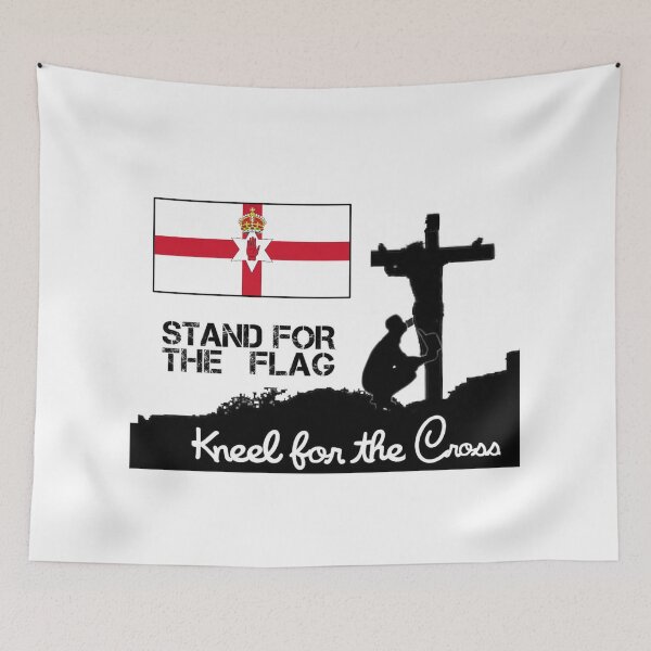 Item preview, Stand for the Northern Irish Flag Kneel For The Cross colour designed and sold by JonathanR1994.