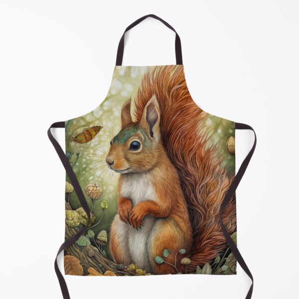 Item preview, Mystic squirrel in fairy forest designed and sold by irinatsy.