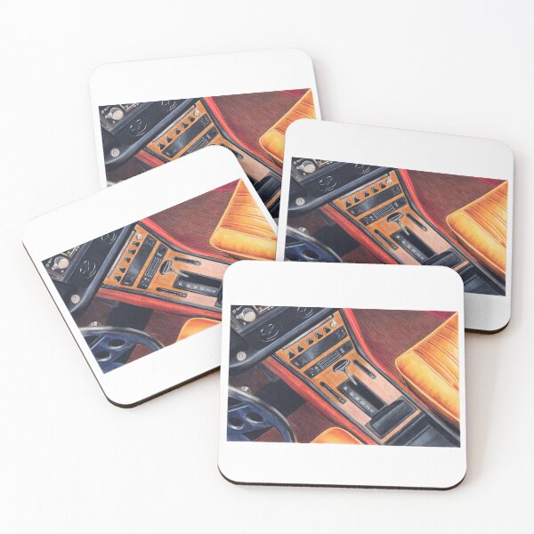 Item preview, Vintage Italian Car Interior - 130 coupe designed and sold by SylwiaCarArt.