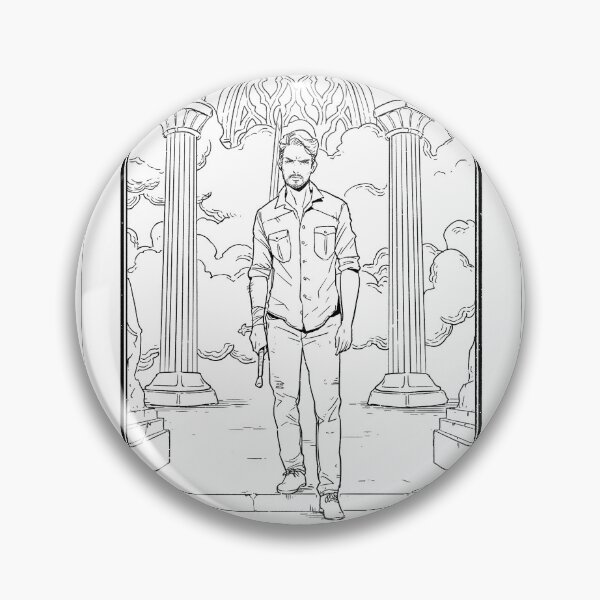 Item preview, Carrow's Tarot - King of Swords designed and sold by CarrowBrown.