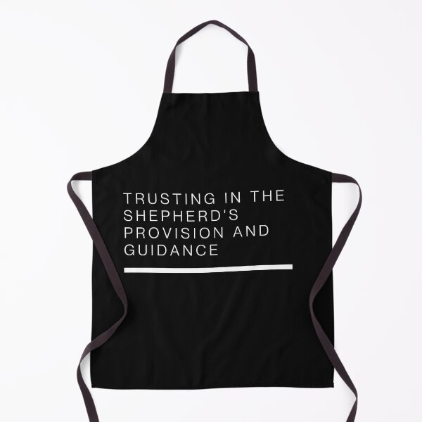 Item preview, black t-shirt - Trusting in the shpherd's provision and guidance designed and sold by BlessingsGirls.