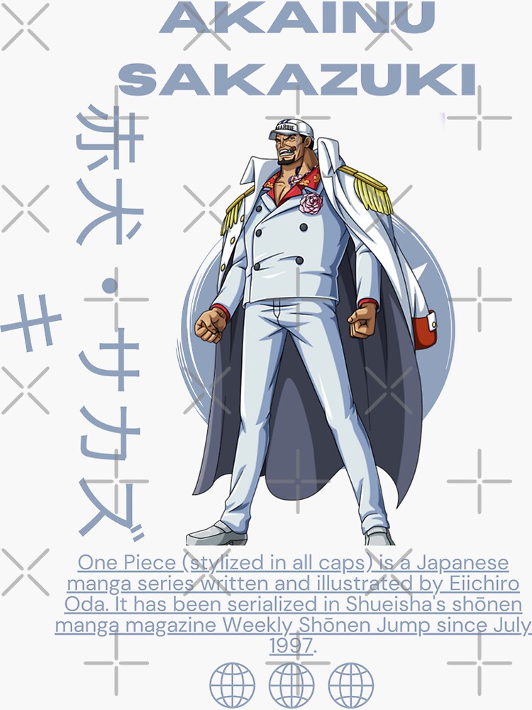 Sakazuki (Akainu)  One piece manga, One piece drawing, One piece