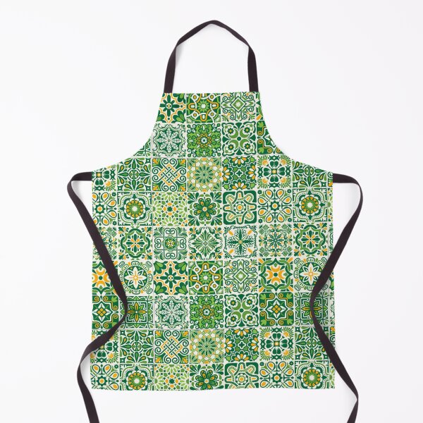 Item preview, Portuguese Tiles - Green & Yellow designed and sold by PeachyLitchi.