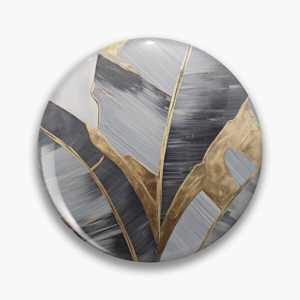 Item preview, Modern European ink and gold foil banana leaf 17 designed and sold by UnaWu533.