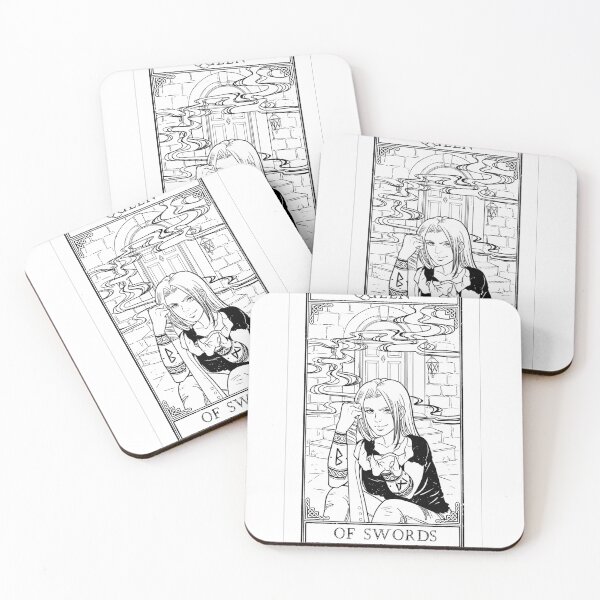Item preview, Carrow't Tarot - Queen of Swords designed and sold by CarrowBrown.