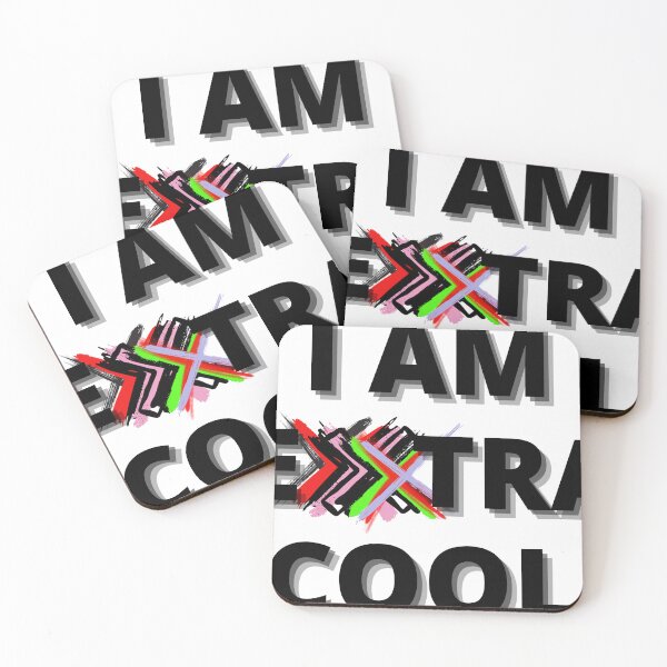 Item preview, I am extra cool  designed and sold by IzaKozera.