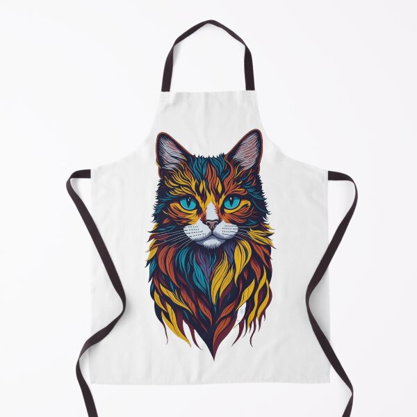 Item preview, Colorful Vector Graphic Cat designed and sold by RonaldoArt.