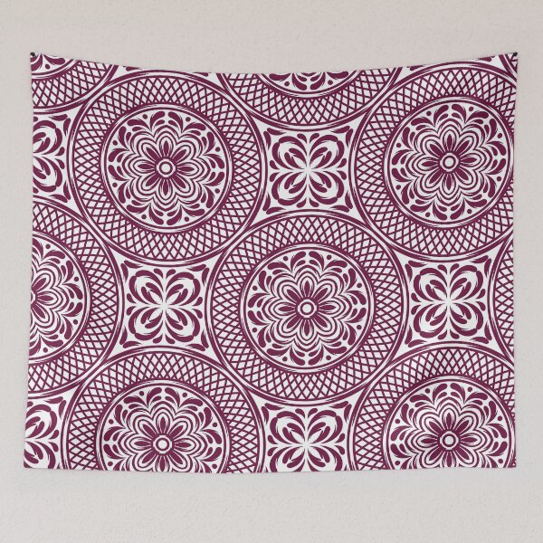 Item preview, Purple Tile Vintage Pattern designed and sold by printguys.