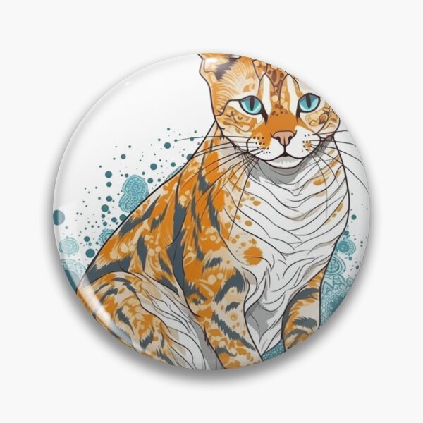 Artikelvorschau, Furvital's Playful Ocicat Breed Graphic Design for Cat Lovers: Energetic, Agile & Trainable Companion. entworfen und verkauft von DooodleGod.